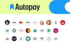 We support online payments – informational banner